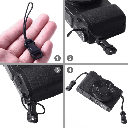 4 Pcs Camera Strap QD Loops Connector Adapter for Digital Cameras 2