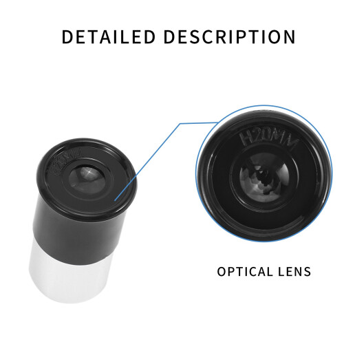 Astronomiteleskop 0,965 tum H20mm okularlins heltäckande 2