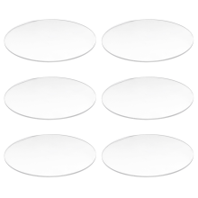 Transparent 3mm thick Mirror Acrylic round Disc Diameter:85mm