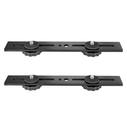 8 inch Dual Flash Camera Mount Tripod Bracket with 1/4 Screw