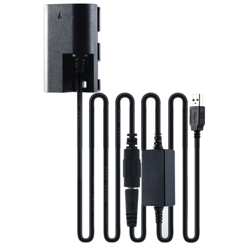 2X DC Coupler,LP-E6 Dummy Battery Set for 5D2 5D3 Power Adapter 1