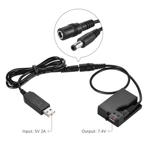 -E8 Dummy-batteri för 550D 600D 650D 700D DSLR-kameror 2