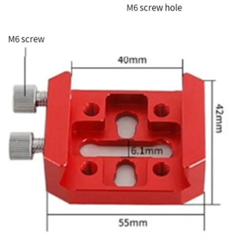 Guide Mirror Dovetail Plate for Dovetail Slot Telescope (C) 2