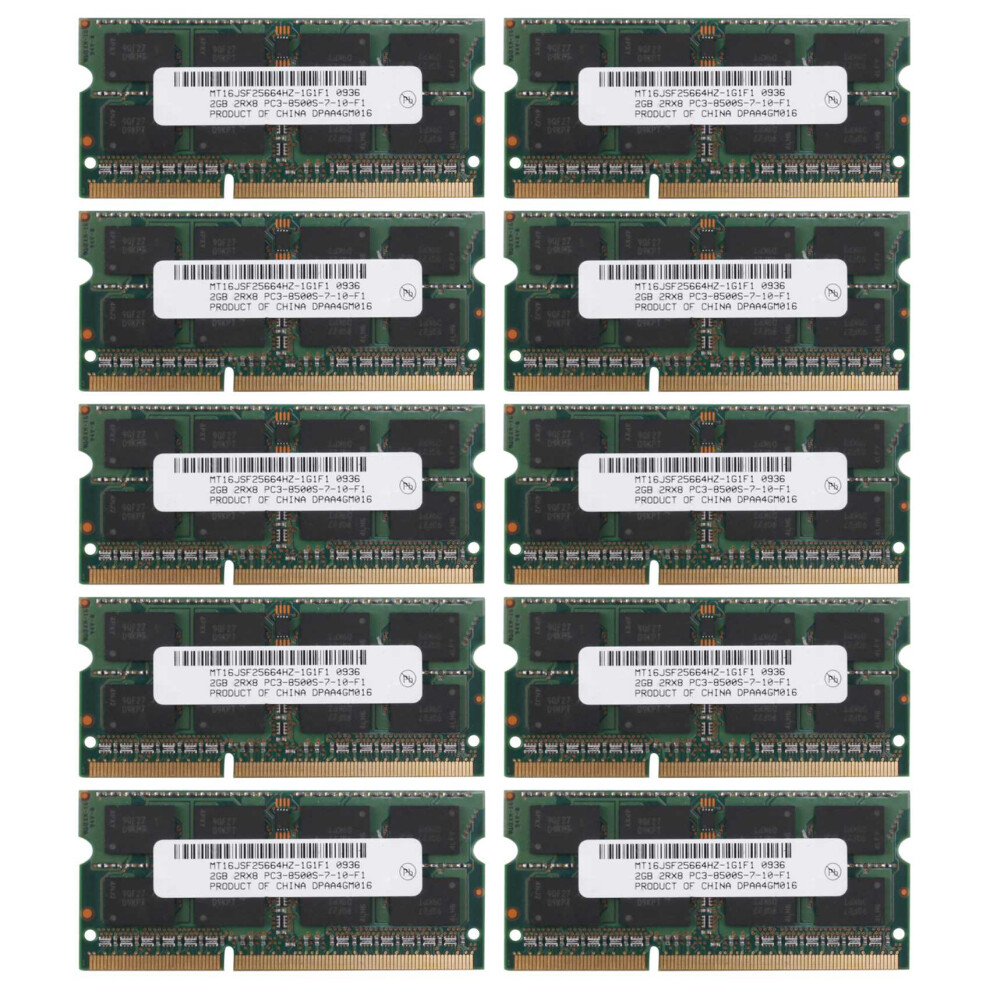 Ddr3 2Gb Laptop Memory Ram 2Rx8 Pc3-8500S 1066Mhz 204Pin 1.5V Ram 4713569807152