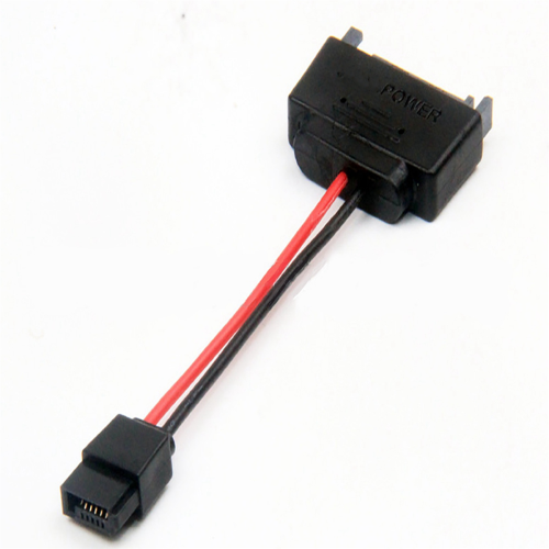 2Pcs SATA 15Pin Male To 6Pin SATA Cable 1