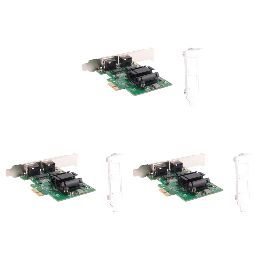 2Port Gigabit Pcie Network Card 1000M Dual Ports Pci Ethernet Adapter 4713569803949