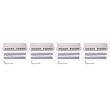 DDR4 DDR5 RAM-minne Kylfläns Kylare Minnes Kylväst, Silver