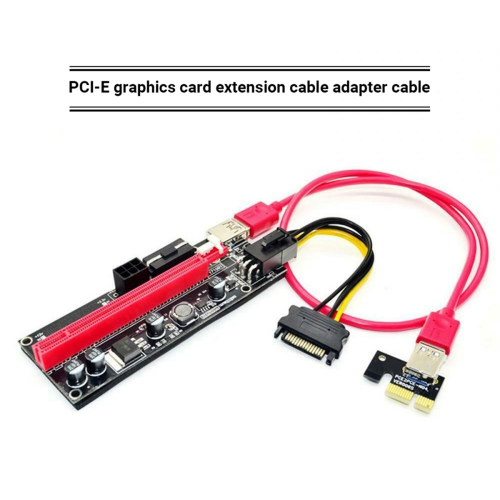 PCI-E Pcie Riser 009 Express 1X till 16X Extender PCI E Adapterkort 1