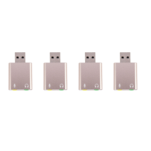 USB-ljudkort 7.1 Extern USB till 3,5 mm hörlursadapter
