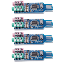 Gratis drivrutin USB-ljudkort CM108 USB-ljudkortchip Blå