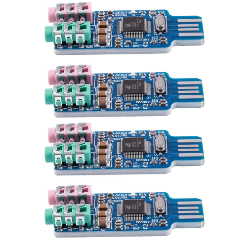 Gratis drivrutin USB-ljudkort CM108 USB-ljudkortchip Blå