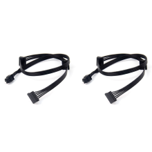 1Pcs GPU PCI Express 6Pin Male 1 to 3 SATA SSD Power Supply Cable