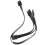 2Pcs 6 Pin to 3X SATA Driver Power Cable for Supernova 650 750 4