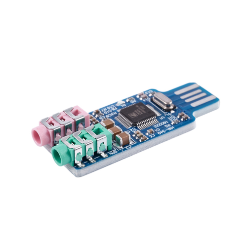 Gratis drivrutin USB-ljudkort CM108 USB-ljudkortchip Blå 1
