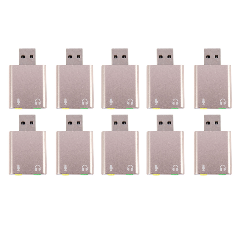 Usb Sound Card 7.1 External Usb To Jack 3.5Mm Headphone Adapter 4713569807855