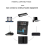 Portable Audio Mixer Bluetooth Mixer DJ Console with Reverb Effect 6