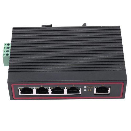 5-Port RJ45 10/100M Ethernet Desktop Switch Hubs Laptop DIN Rail Type 1