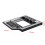 Universell SATA 2nd Hdd SSD-hårddisk 9,5 mm för hårddiskfäste 4