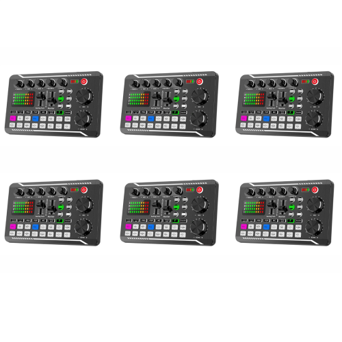F998 Sound Card Microphone Sound Audio Interface Mixer Sound