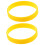 Silikon gummiarmband i gult 1