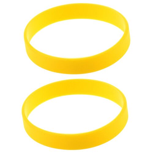 Silikon gummiarmband i gult