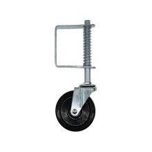4 Inch Rubber Spring Swivel Casters 50KG/110LBS Load Capacity