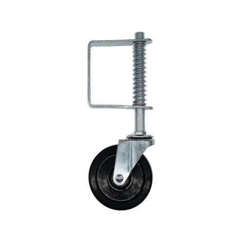 4 Inch Rubber Spring Swivel Casters 50KG/110LBS Load Capacity