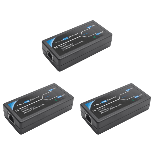 2 Port POE Extender 10/100Mbps with IEEE 802.3Af Standard