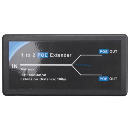 2 Port POE Extender 10/100Mbps with IEEE 802.3Af Standard 1