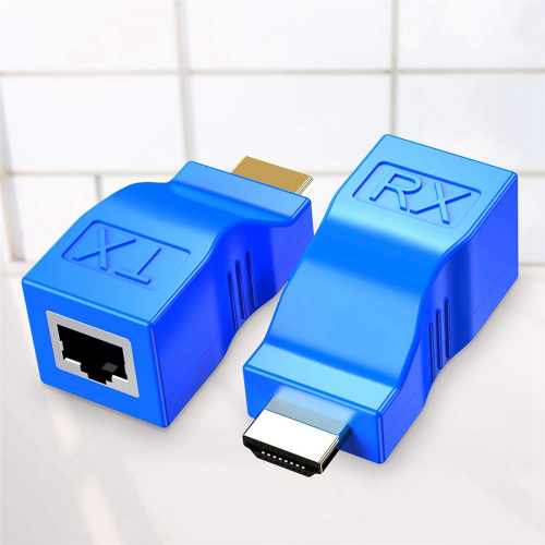 to RJ45 Network Repeater 2 PCS Extender Transmitter 1