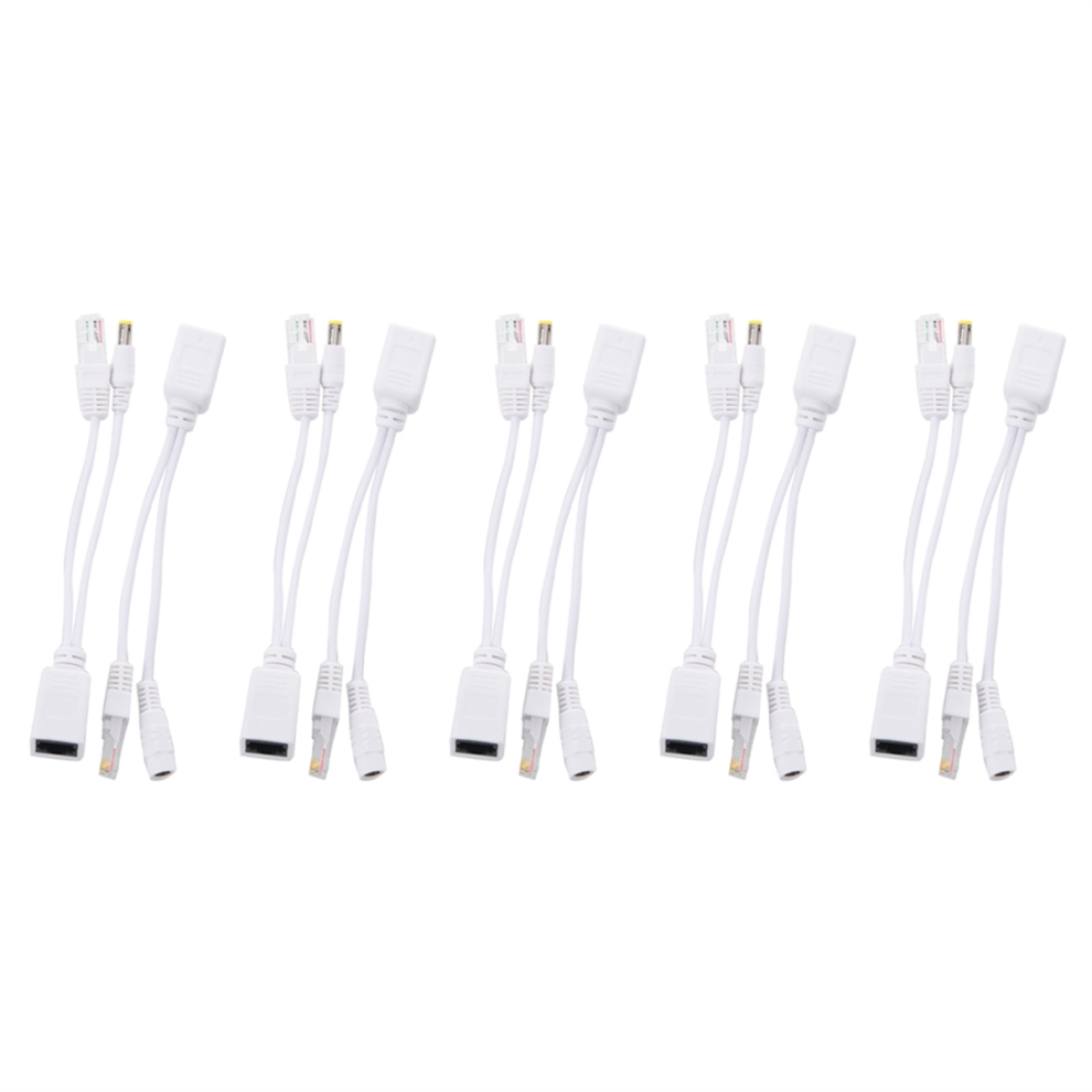 Passive Power Over Ethernet Poe Adapter Injector + Splitter Kit 4713569813344
