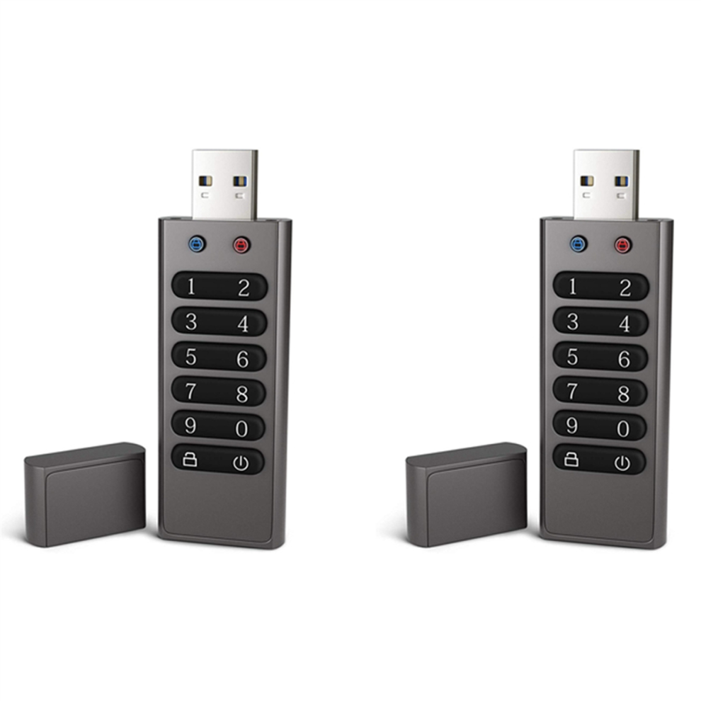 Secure Usb Drive, 32Gb Memory Stick With Keypad U Disk Flash 4713569816048