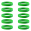 Silicone Rubber Wristband Bangle Green 1
