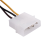 En dubbel 4-pin Molex IDE till 6-pin PCI-E grafikkortsströmkabel 7