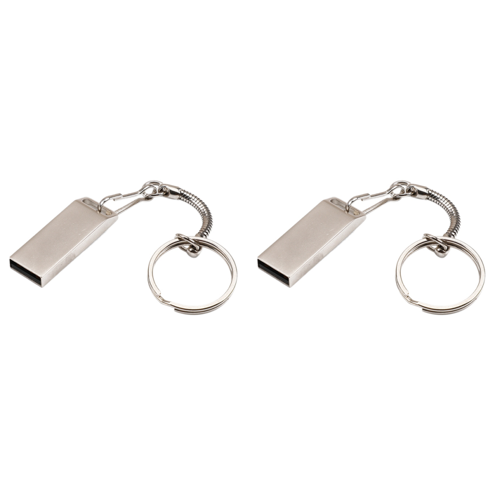 Usb Flash Drive Key Chain Pen Drive 32Gb 2.0 Memory Stick Flash Disk Silver 4713569816208