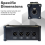 4-Channel 3-Pin Ethercon Cable Extender, for Stage Lighting, XLR, 5