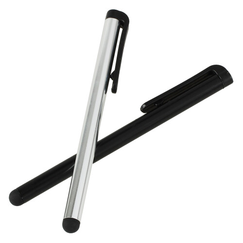 2 X Universal Stylus Pens for /Itouch//Touchscreen devices! 2x Pens, 1 Silver 1 Black
