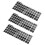 White Letters Arabic English Keyboard Sticker Decal Black for PC 1