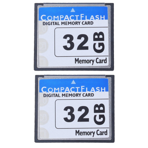 Professionellt 32 GB Compact Flash-minneskort (vitt och blått)
