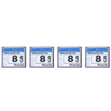 Professionellt 8 GB Compact Flash-minneskort (vitt och blått)