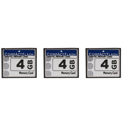 Professionellt 4GB Compact Flash-minneskort (vitt och blått) 1