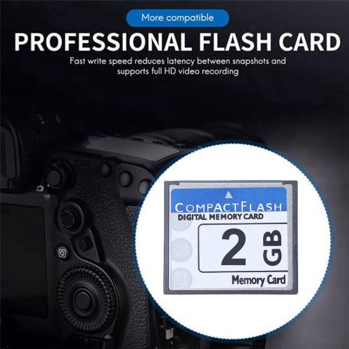 Professionellt 2 GB Compact Flash-minneskort för kamera, reklam 2