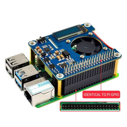 Expansion Board with OLED for Model B / 3B+ 1