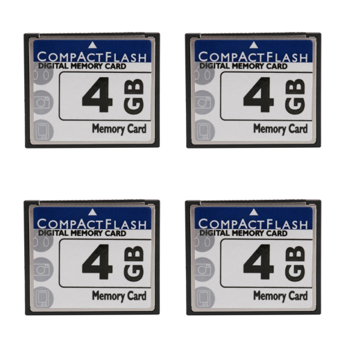 Professionellt 4GB Compact Flash-minneskort (vitt och blått) 1