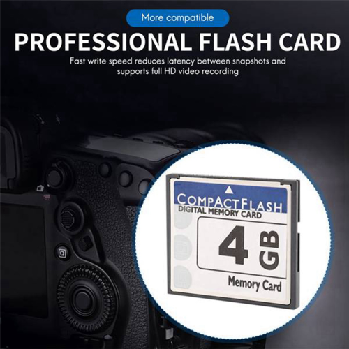 Professionellt 4 GB Compact Flash-minneskort för kamera, reklam 1