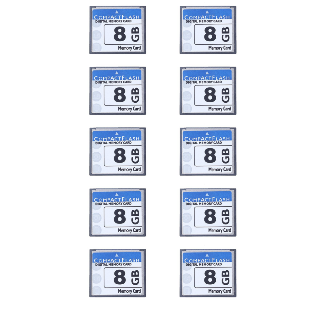 Professional 8Gb Compact Flash Memory Card(&Blue) White/Blue 4713569818356