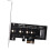 Tilläggskort PCIE till M2-adapter PCI Express 3.0 X1 Raiser-adapter 3