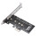 Tilläggskort PCIE till M2-adapter PCI Express 3.0 X1 Raiser-adapter 4