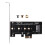 Tilläggskort PCIE till M2-adapter PCI Express 3.0 X1 Raiser-adapter 2