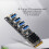 6x M.2 till PCI-E X1 4-portars USB 3.0 grafikkort ASM1184E M.2-adapter 2